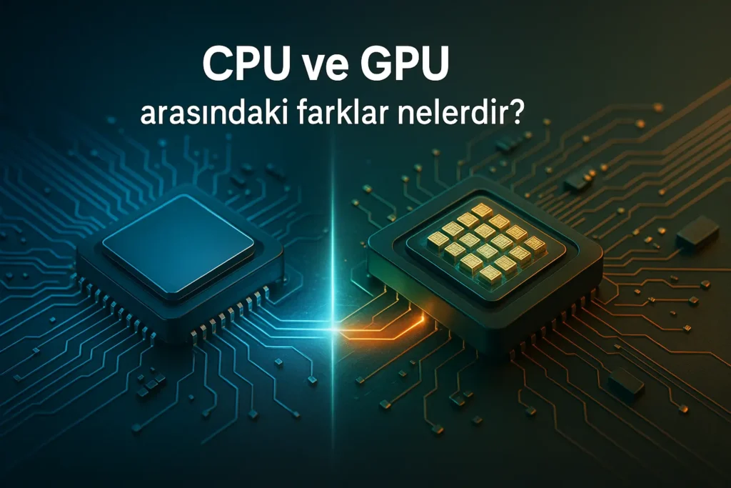 cpu ve gpu arasındaki farklar nelerdir