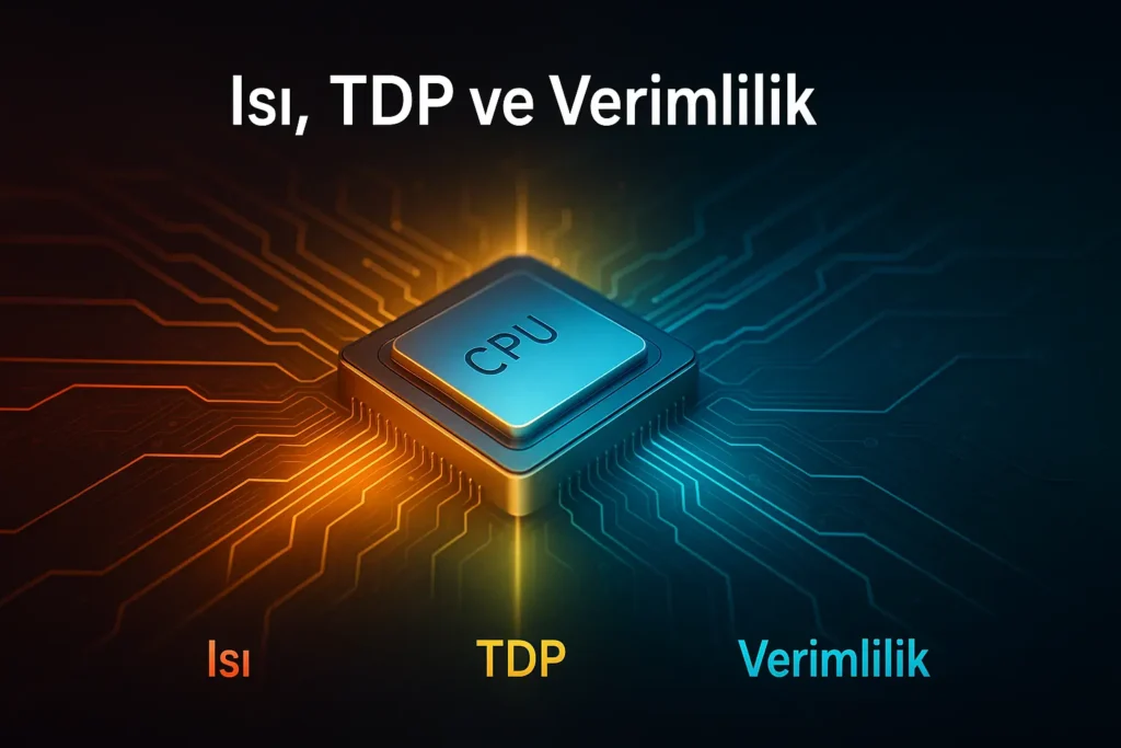 ısı, tdp ve verimlilik