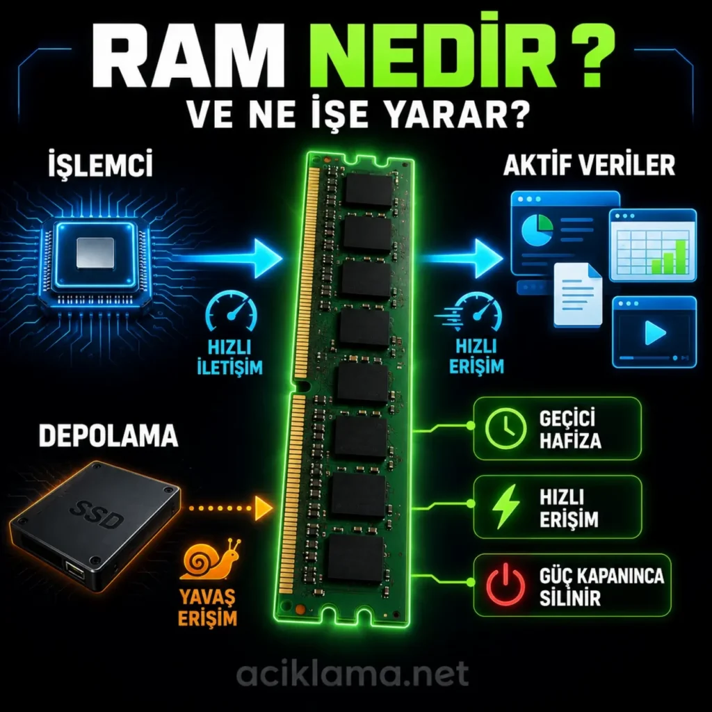 RAM Nedir ve Ne İşe Yarar